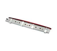 HEEGIN Luz Freno Trasera Alto Nivel Luz Trasera Freno 12V Lámpara LED Advertencia Nivel Parada Montaje Trasero para Benz Clase C W203 A2038201456(Red)