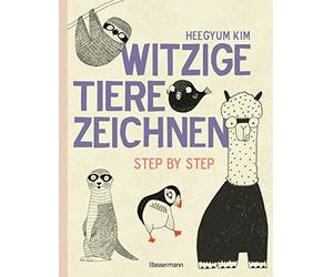 Heegyum Kim Witzige Tiere zeichnen: Step by Step - von Alpaka bis (Tapa blanda)