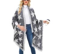 heekpek Bufanda Para Mujer Caliente Mantas Tartán Bufanda Pashmina Larga Enrejado Mantón Invierno