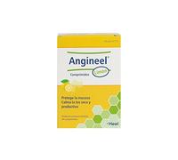 Heel - Angineel Limón, con Extracto Raíz de Regaliz, Malva Silvestre, Plantago, Viola y Goma Karaya, Calma la Irritación de Garganta y la Tos Seca y Productiva, Sabor Miel y Limón - 24 Comprimidos