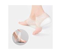 Heel Cup Insoles Half Height Increase Insoles Invisible Silicone Shoe Lift Heel Pads 2-5CM Men Women (for Size 40-46)