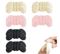 Heel Cushion Pads, Self-Adhesive Heel Grips for Ladies Shoes, Shoes Too Big Inserts, High Heel Cushion Pads, Reusable Anti for Women And Men. (6 pairs-Multicolor)