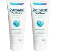 Heel - Dermaveel PureHydro, Crema Emoliente con D-Pantenol y Defensil-Plus, Hidrata, Protege, Suaviza, Regenera y Reduce la Sequedad en Pieles Secas, Sensibles y Atópicas, Apto para Bebés - 200 ml