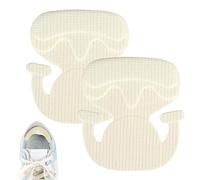 Heel Grips, Cushion Inserts, Anti-Slip Shoe Pads, Prevent Blisters, Reduce Rubbing, Improve Fit, Soft Elephant Heel Protectors, Extra Comfort, All-Day Wear, Beige, 4-Pack