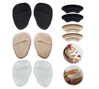 Heel Grips Liner,Metatarsal Pads, Ball of Foot Cushions, Heel Pads Inserts for Too Big Shoe, Reduce Foot Pain, No Slip Heel Grips Liners Shoe Pads for Loose Shoe, Blisters