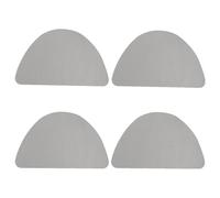 Heel Pads for Shoes, Self-Adhesive Pu Heel Cushions, Comfortable Wear-Resistant Shoe Pads for Women, Men, and Kids, 4 unidades, Crafted from Long-Lasting Material, 4,52 x 2,59 in