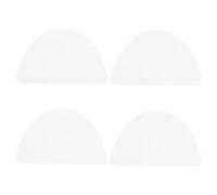 Heel Pads for Shoes, Self-Adhesive Pu Heel Cushions, Comfortable Wear-Resistant Shoe Pads for Women, Men, and Kids, 4 unidades, Crafted from Long-Lasting Material, 4,52 x 2,59 in