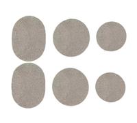 Heel Toe Patches - Six Piece Self Adhesive Shoe Repair Kit System , Anti Wear Blowout Prevention Insert Solution , Sneaker Walking Running Hiking Work Boot Sole Fix Solution | Durable Comfort Support