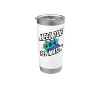 Heel Toe Rev Match Three Pedal Manual Car Racing Vaso térmico de acero inoxidable de doble pared