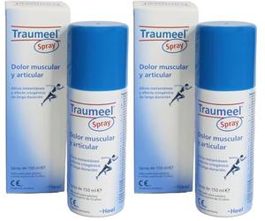 Heel Traumeel Spray Frío a base de Plantas para Golpes y Muscular- No te pares- 150 ml (Paquete de 2)