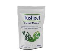 Heel - Tusheel Fresh C Menta - Con Vitamina C - Con Eucalipto y Mentol - Disminuye los signos de la Congestión Nasal - Sin gluten ni lactosa-No contiene colorantes ni sabores artificiales - 24 gummies