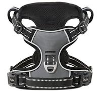 HEELE Arnés Reflectante, Mango Acolchado, distribución Uniforme, Gris, XL