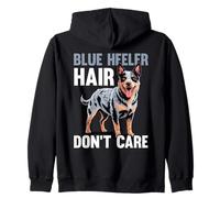 Heeler Azul del Perro Ganado Australiano Sudadera con Capucha