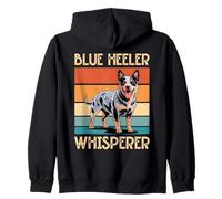 Heeler Azul del Perro Ganado Australiano Sudadera con Capucha