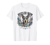 Heeler Mom My Whole Heart Western Blue Heeler Ganado Perro Mamá Camiseta