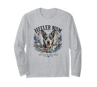 Heeler Mom My Whole Heart Western Blue Heeler Ganado Perro Mamá Manga Larga