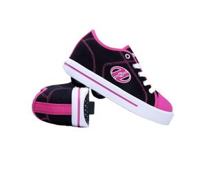 Heelys Girl's Classic X2 Trainers, Black (Black/White/Hot Pink Black/White/Hot Pink), 3 (35 EU)