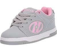 Heelys Girls' Voyager Tennis Shoe Grey/Light Pink 3 M US Big Kid