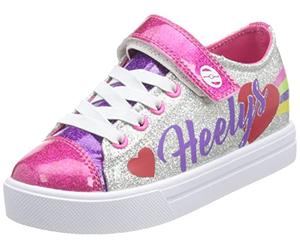 Heelys - HLY-G2W-1662, Zapatos con Ruedas, Silver Rainbow Heart,