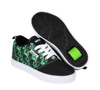 Heelys Minecraft Pro 20, Zapatos con Ruedas Hombre, Negro/Verde neón, 46 EU