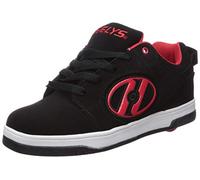 HEELYS Tenis unisex Force para niños, Negro/Rojo, 8 Little Kid