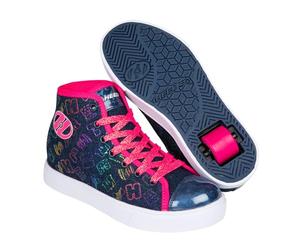 Heelys Zapatillas Veloz Unisex, Denim Pink Rainbow, 39 EU