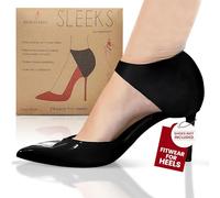 HeelzFirst Sleeks - Ropa de ajuste para zapatos, envuelve alrededor del tobillo y el zapato para evitar que los pies se deslicen fuera de los tacones altos, hecho para mayor comodidad y estilo, para