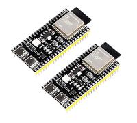 Heemol 2 unidades para placa de desarrollo ESP32-S3-DevKitC-1-N16R8, 2,4 GHz WiFi Bluetooth 5.0 ESP32-S3-WROOM-1 NodeMCU Microcontrolador Procesador Dual Tipo C para Arduino