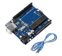 Heemol Para placa de desarrollo R3 para Arduino con chip AT-mega-16U2, interfaz tipo B con cable de datos