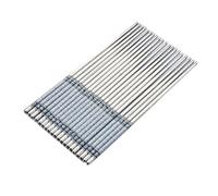 HEEPDD 1 par de Palillos de Acero Inoxidable, Patrón de Porcelana Blanca Azul Nan