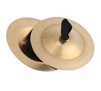 HEEPDD 1 par de platillos de Dedo, Instrumento de música Rhythm Maker Danza del Vientre Platillos de Dedo Brass Zills para Bailarina Fiesta de Noche Niños Regalo de niños