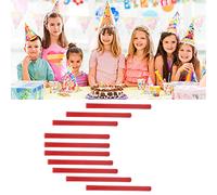 HEEPDD 10 Barras de Cera Roja para Sellar, Prácticas y Flexibles, sin Humo, para Pistola de Sellado Caliente, para Invitaciones de Boda, Cartas, Sobres, Tarjetas y manuscritos. (rojo #12)