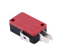 HEEPDD 10 Botones de Microinterruptor Rojos de 3 Pines, Botón de Inicio de Repuesto para Jugar Juegos