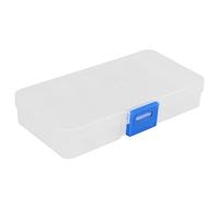 HEEPDD 10 Organizador de Caja de Joyería Transparente Compartimental con Particiones Ajustables para Manualidades, Cuentas, Accesorios para Manualidades, Cuentas, Accesorios Nan