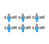 HEEPDD 10 piezas de comedero de agua para conejos, plástico galvanizado automático, pezones de agua con resorte conector de tres vías, tubo de agua de 5 metros para animales pequeños, aves de corral