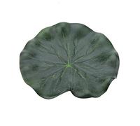 HEEPDD 10 Piezas de Lirio Artificial, Simulación de Hojas de Loto Flotantes Decoración del Paisaje del Agua para la Piscina del Estanque Fuente del Patio Fuente del Acuario Decoración y Suministros