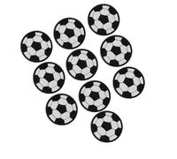 HEEPDD 10 Piezas de Parches Bordados de Bola de Fútbol, hierro y Costura de Apliques de Insignia de Apliques para Ropa Bolsas de Chaqueta de Jeans Accesorios para Sombrero de Mochila Nan