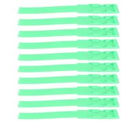 HEEPDD 10 Uds Bandas de Identificación de Vacas Anillo de Marcado de Ganado Ligero de Plástico Premium 4 Colores para Gestión de Ganado (GREEN)