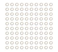 HEEPDD 100 Anillos de Madera para Manualidades, 50 Mm, 2 Pulgadas, Anillos de Madera sin Terminar para macramé, Bricolaje, Joyería, Coronas de Ganchillo, Adornos, Aros de