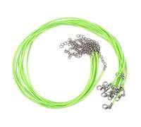 HEEPDD 100 Piezas de Cordón para Hacer Joyas, Cuerda con Cierre de Langosta, Cuerda de Nailon Colorida de 42 Cm para Pulseras y Collares 100 Piezas de Cordón para Hacer Joyas, con Cierre de