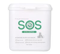 HEEPDD 100 Piezas de Toallas Húmedas de Ojo de Mascotas de Poliéster para Perros de Gatos, Toallas de Limpieza de Remover para Mascotas Suaves, Ideal para Perros de Gatos, de Limpieza Gentiles de