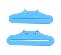 HEEPDD 2 Cucharas Ajustables para Apretar con Tiras para Gatos, Dispensador de Golosinas para Lamer, para Aperitivos Líquidos y Húmedos, Herramienta Exprimidora para un Fácil