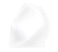 HEEPDD 20 Hojas de Plástico Retráctil, Material BOPS, Papel Retráctil Transparente para Hacer Joyas y Llaveros, 11.3 X 8.2 Pulgadas para Proyectos de Manualidades Infantiles, Suministros Escolares