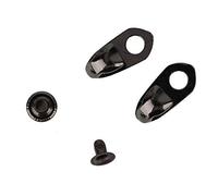 HEEPDD 20 Pares de Ganchos de Aleación para Cordones, Hebillas con Remaches para Botas, Zapatos de Escalada y Senderismo, Accesorios de Trabajo al Aire Libre