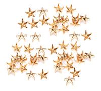 HEEPDD 200 Remaches de Estrella, Cuentas de Garra de Metal de Aleación de Zinc, Cabeza de Clavo Punk para Bolsos de Bricolaje, Decoración de Sombreros, 10 Mm de Oro (Aleación de zinc 2)
