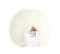 HEEPDD 26 g/Roll, Angora Mohair suave, lana larga para tejer con ganchillo, ropa bufandas, suéter chal, sombreros, proyectos artesanales, ovillos de lana for tejedores principiantes, artesanos creativ