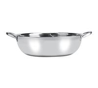 HEEPDD 27/29/31 Cm de Olla caliente. Separación Separación de Acero de Acero Inoxidable Seguro para 3-4 Personas (34 cm)