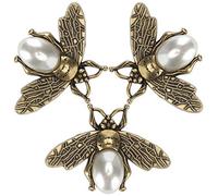 HEEPDD 3 Piezas Clips de Zapatos Elegantes Hebillas de Zapatos de Moda Accesorios de Multifuncionales para Mujeres con Aleación de Zinc para Sombreros Bolsas Regalos (WHITE)