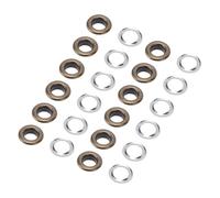 HEEPDD 300 Juegos de Ojales de Metal con Lavadoras, 8 Mm 201 Kit de Herramientas de Arandela de Acero Inoxidable para Tela, Cuero, Cinturón, Zapatos (Bronce)