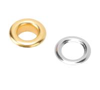 HEEPDD 300 Juegos de Ojales de Metal con Lavadoras, 8 Mm 201 Kit de Herramientas de Arandela de Acero Inoxidable para Tela, Cuero, Cinturón, Zapatos (GOLD)